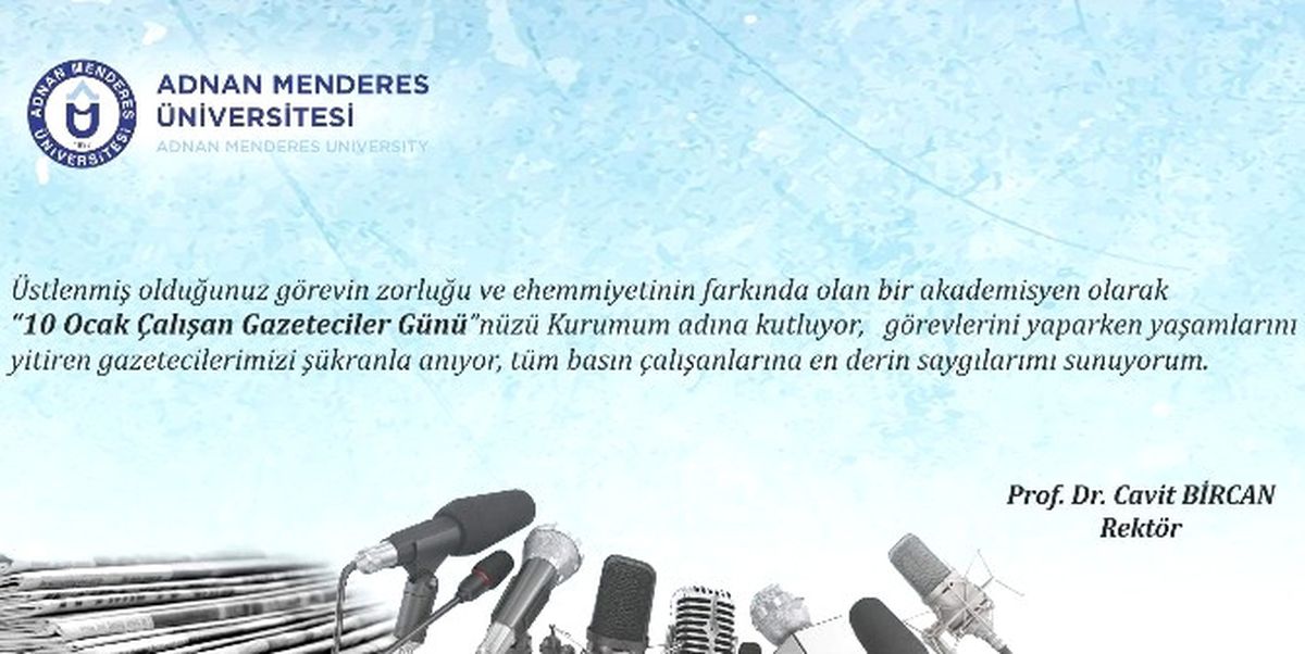 Rektör Bircan, Çalışan Gazetecileri Unutmadı