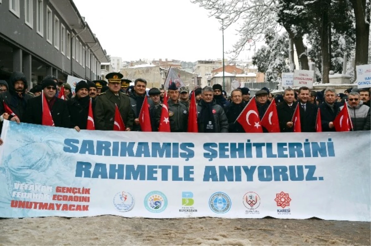 Sarıkamış Şehitleri Anıldı