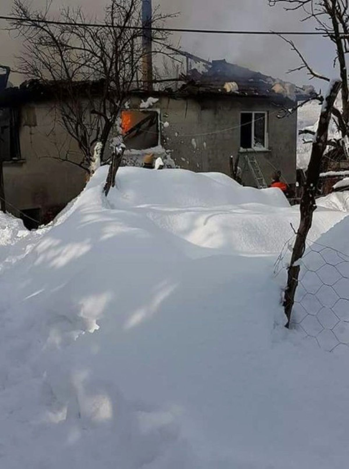 Tek Katlı Ev Küle Döndü