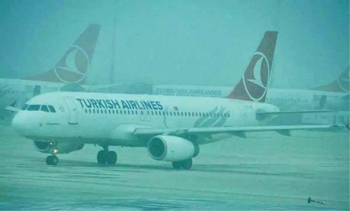 Hava UIaşımına Kar Engeli Devam Ediyor: THY 277 Seferini İptal Etti
