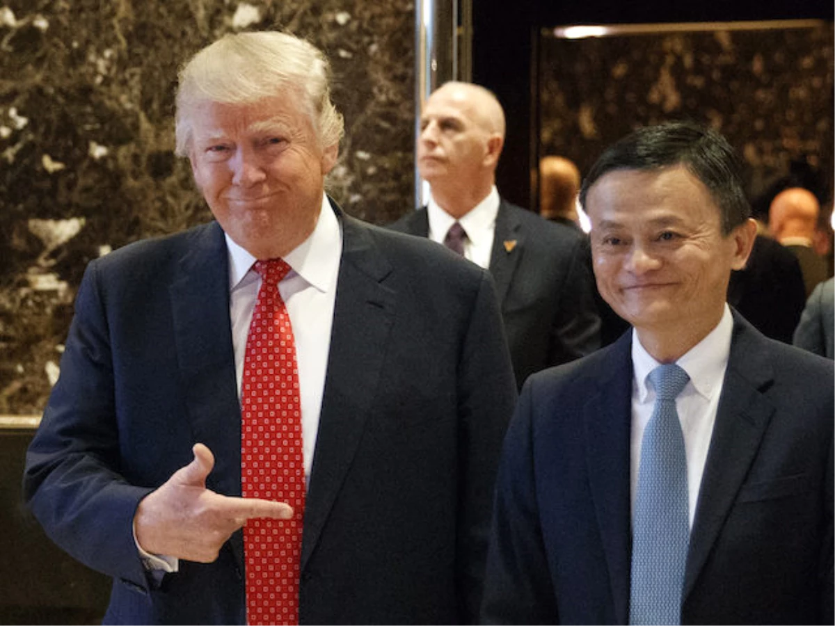 Trump, Çinli E-ticaret Devi Alibaba\'nın Sahibiyle Buluştu
