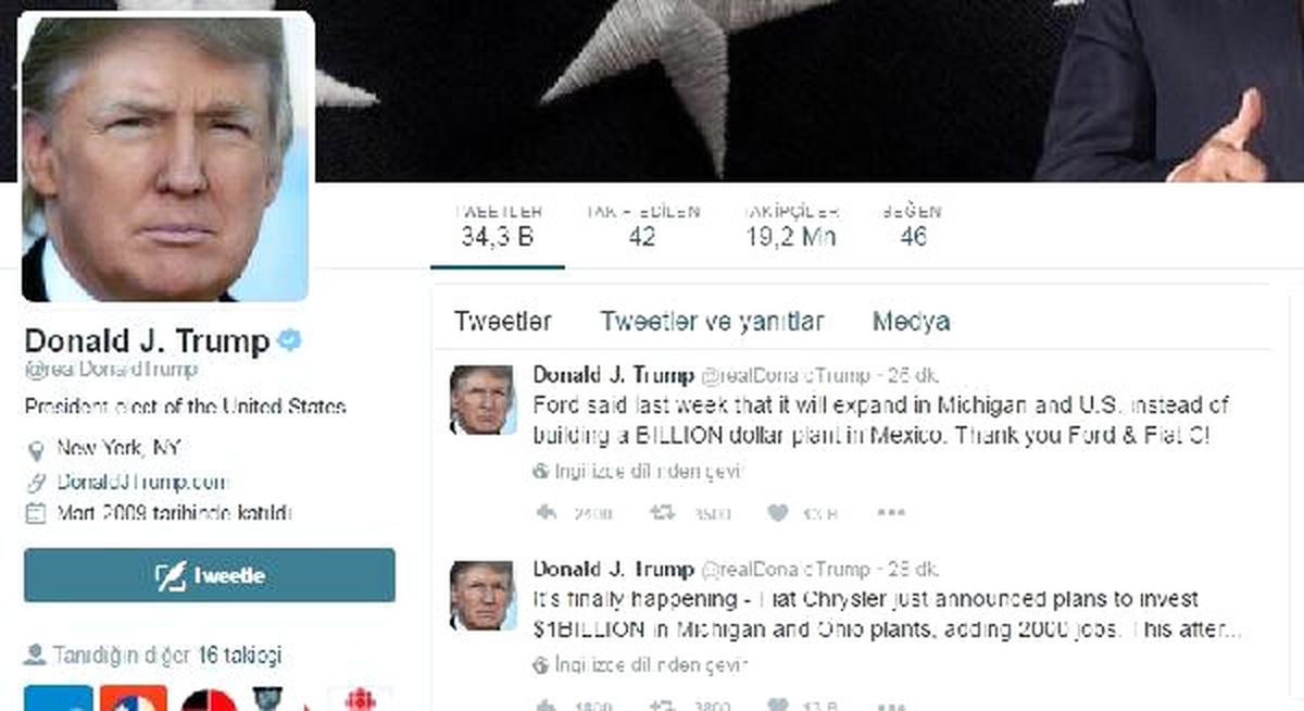 Trump, Üretimi ABD İçine Taşıyan Şirketlere Teşekkür Etti
