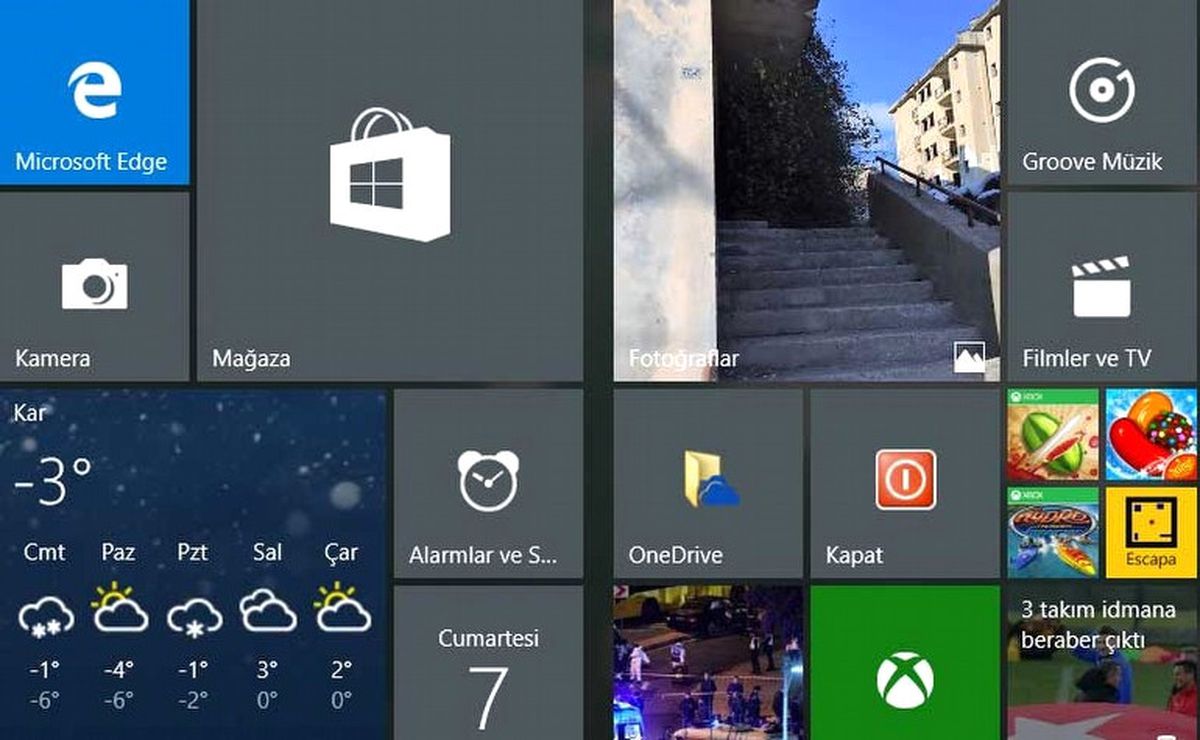 Windows 10\'u Tek Tıkla Kapatın
