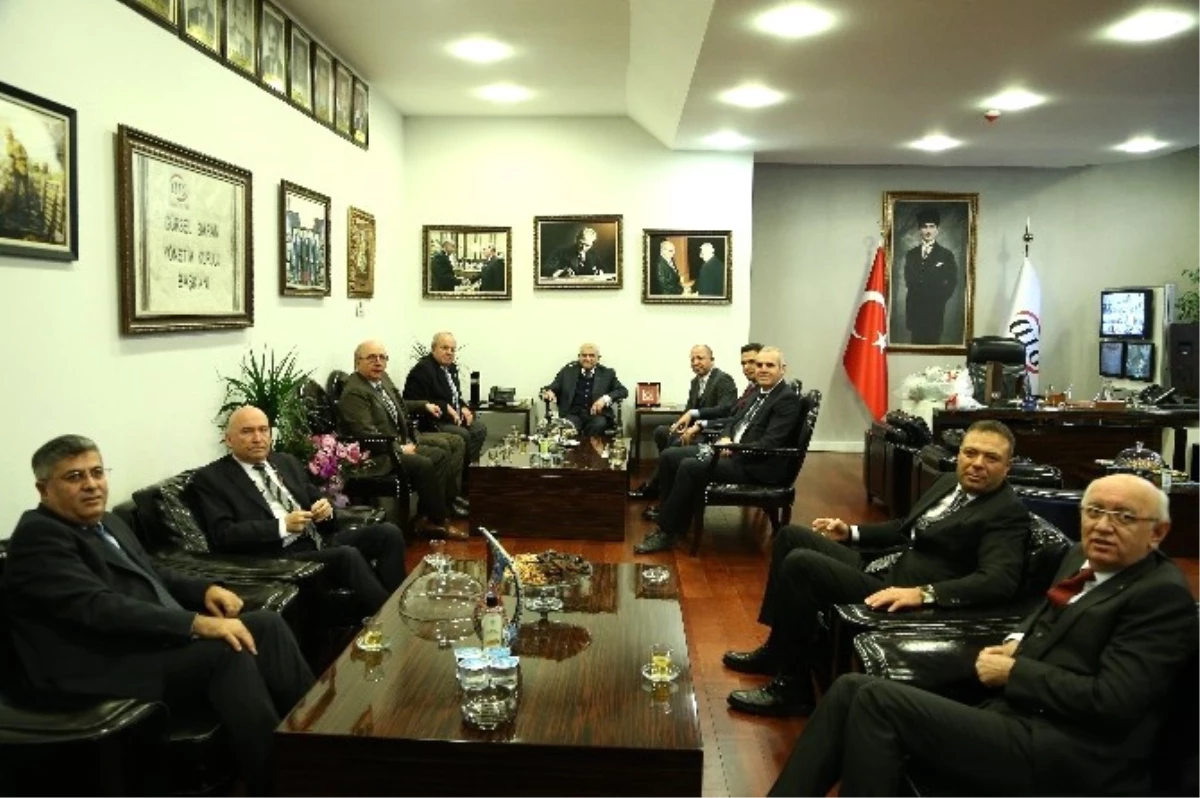 Ankara Sanayi Odası\'ndan ATO Yönetimi\'ne "Hayırlı Olsun" Ziyareti