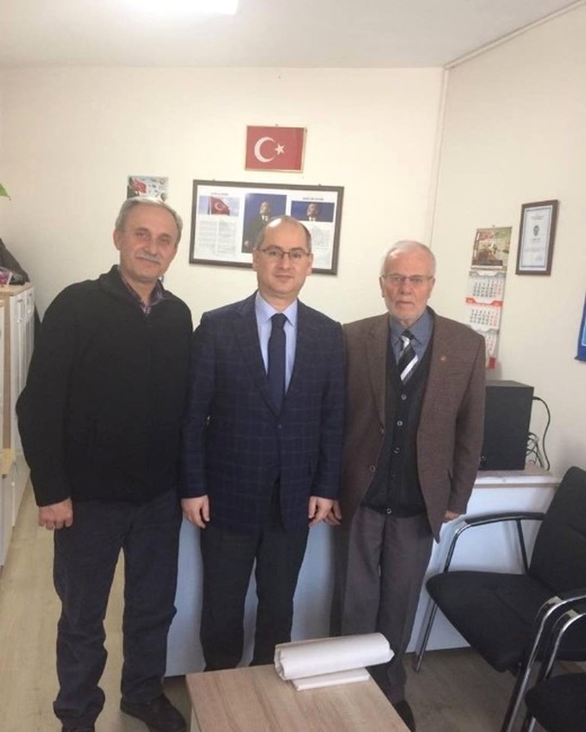 Kaymakam Yaman\'dan Muhtar Bedri Yaz\'a Ziyaret