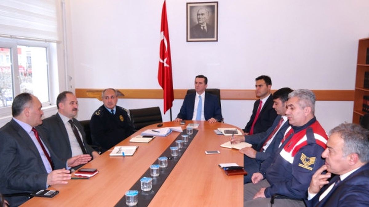 Kızılcahamam\'da "Okul Güvenliği Toplantısı" Yapıldı