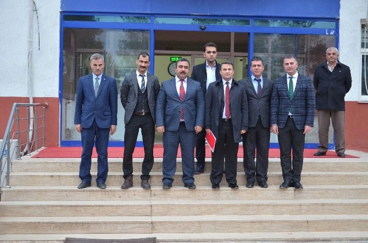 Viranşehir Kaymakam Çimşit\'ten İlçe Milli Eğitim Müdürü Ateş\'e Ziyaret