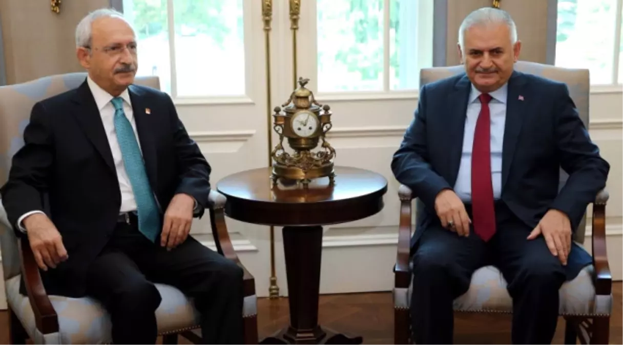 Başbakan Yıldırım, CHP Genel Başkanı Kılıçdaroğlu ile Görüştü