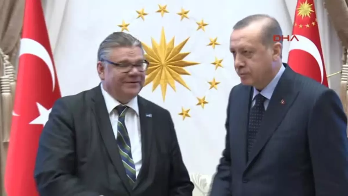 Cumhurbaşkanı Erdoğan, Finlandiya Dışişleri Bakanı\'nı Kabul Etti