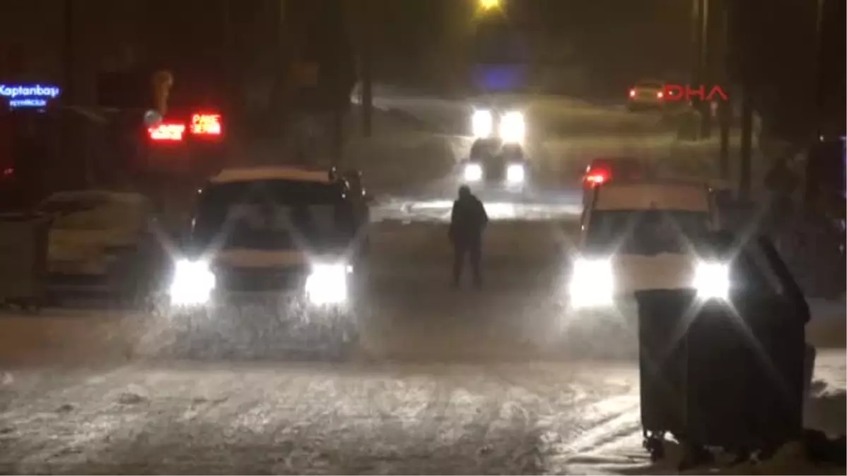 Edirne\'de Kar Etkisini Arttırdı
