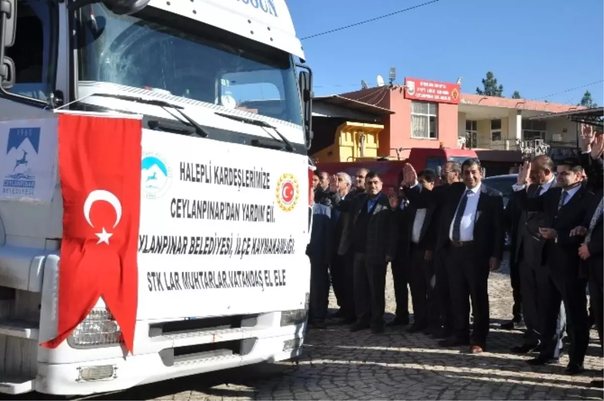 Halepli Muhacirlere "Yardım Eli Konvoyu" Yola Çıktı