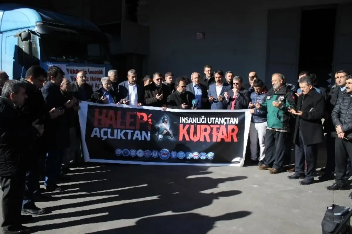 Memur-Sen Kayseri Şubesi\'nin Halep\'e Yardımları Devam Ediyor