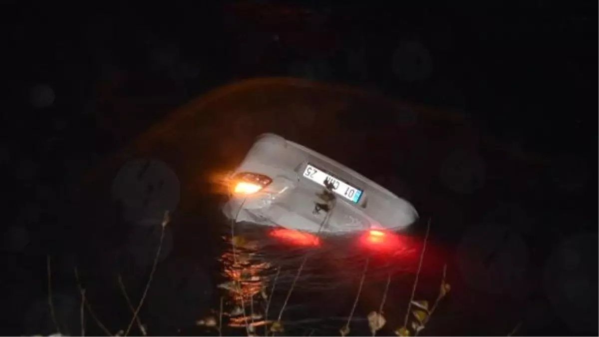 Seyhan Nehri\'ne Uçan Otomobilden Sağ Çıktı