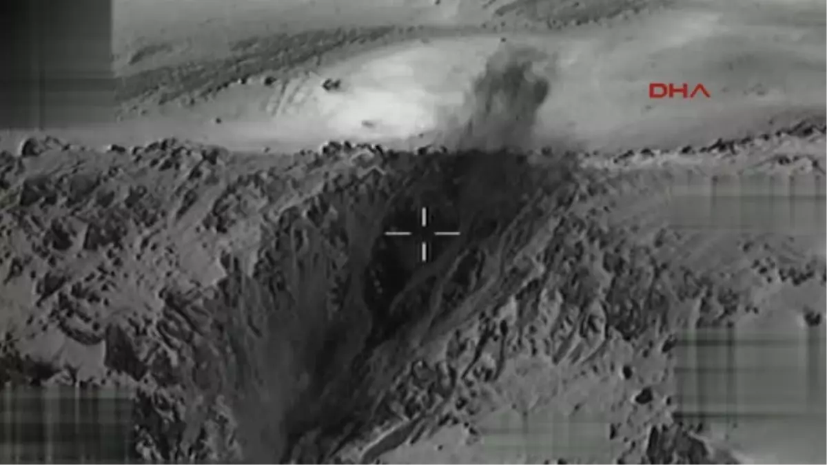 TSK Görüntüleri Paylaştı! 14 PKK Yok Edildi