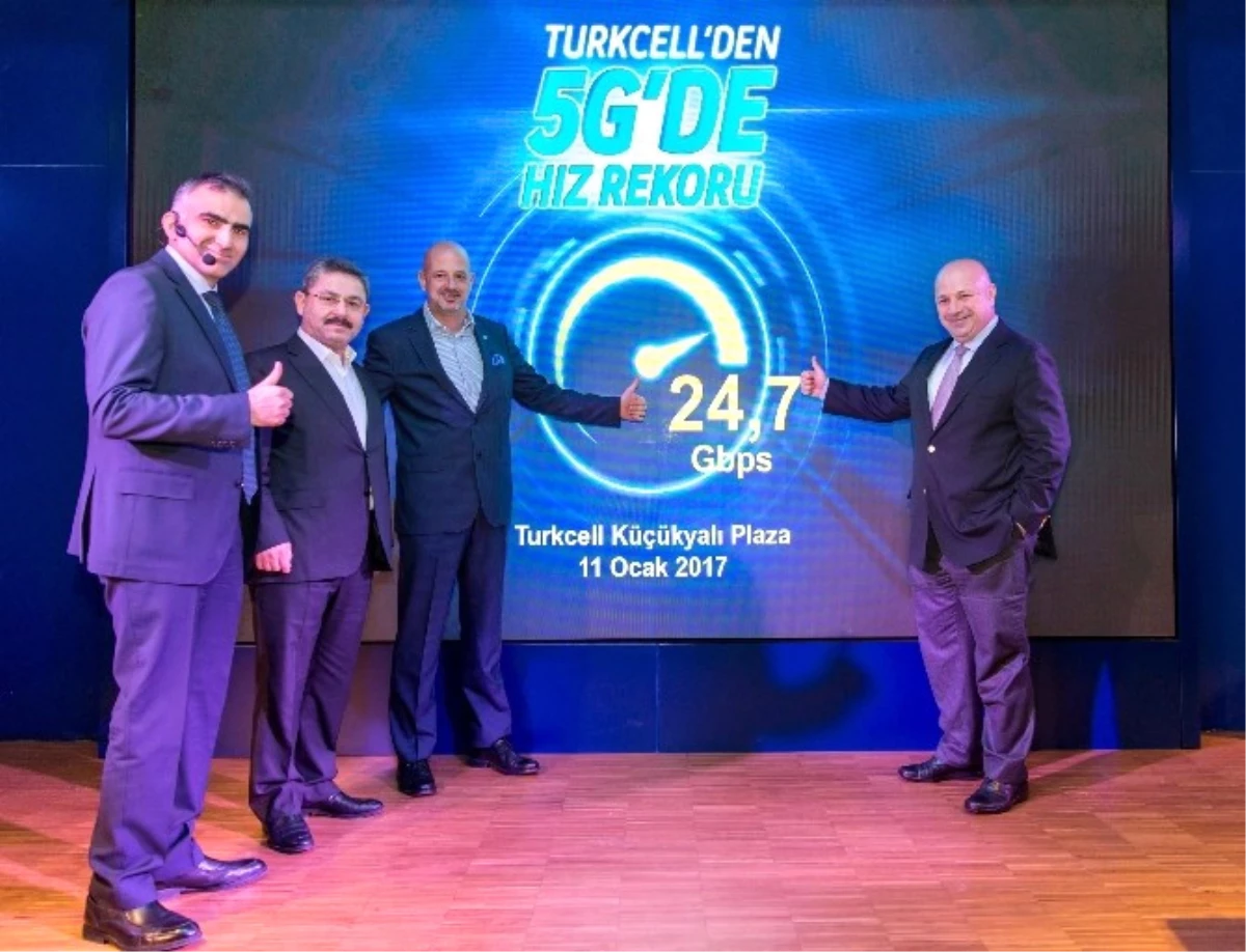 Turkcell, 5g Testinde 24,7 Gbps Hıza Ulaştı