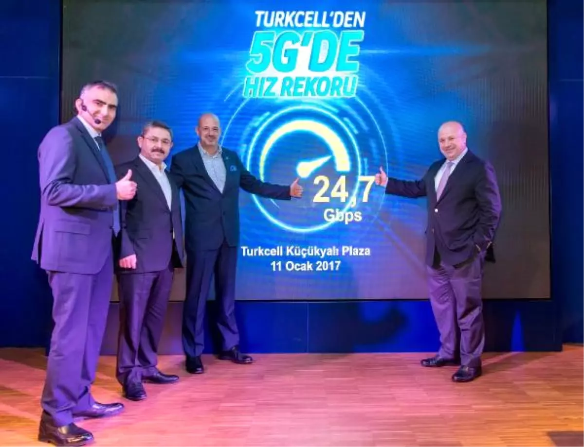 Türkiye\'nin İlk 5g Testinde 24.7 Gbps Hıza Ulaşıldı