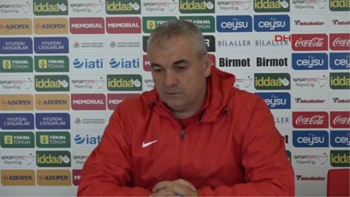 Antalyaspor Teknik Direktörü Rıza Çalımbay Tek Hedefim Avrupa Kupası