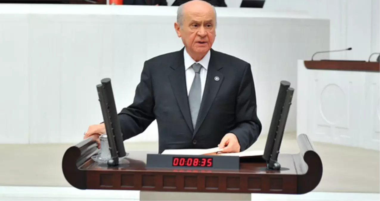 Bahçeli: Anayasa Değişikliği Meclis\'ten Geçmezse Seçime Gidilir