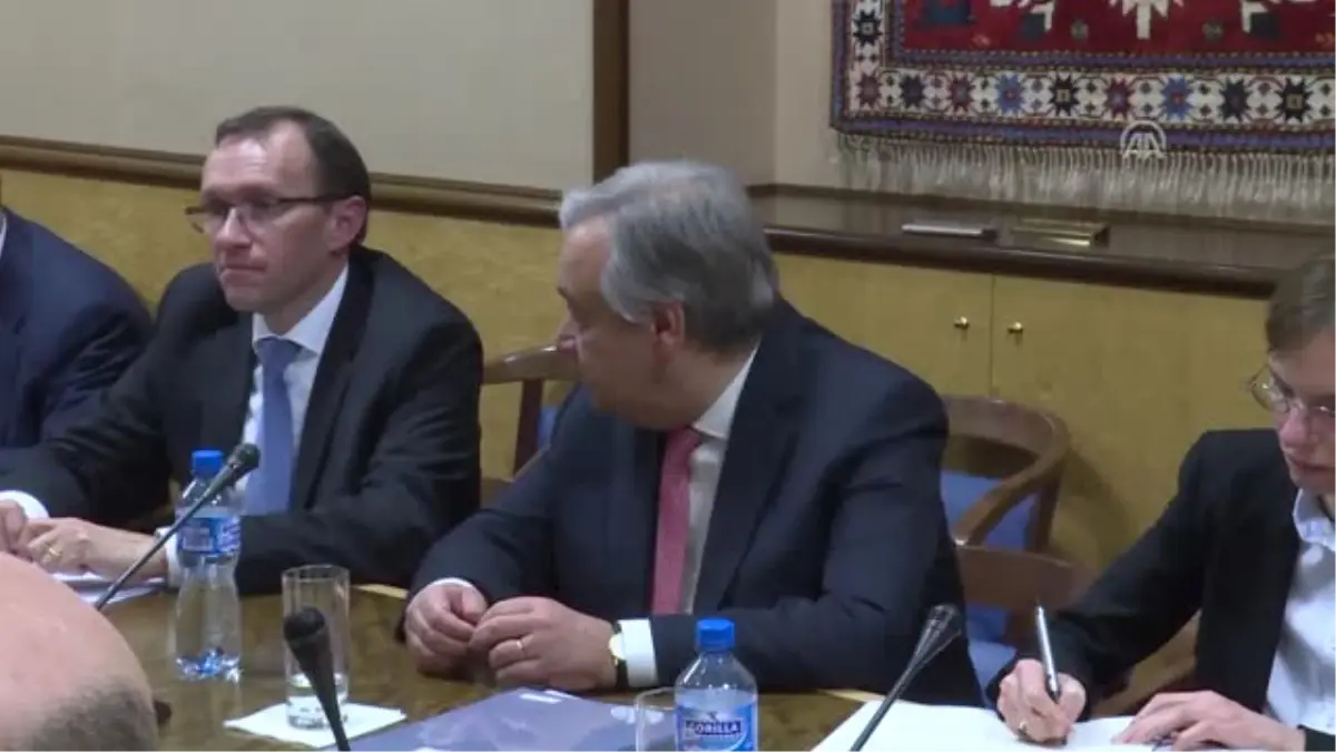 Çavuşoğlu, Birleşmiş Milletler Genel Sekreteri Guterres Ile Görüştü