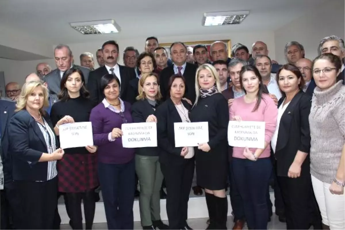 CHP İzmir Örgütü, Kadın Vekile Şiddeti Kınadı