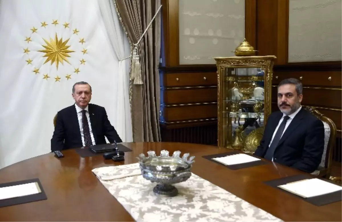Cumhurbaşkanı Erdoğan, MİT Müsteşarı Fidan\'ı Kabul Etti