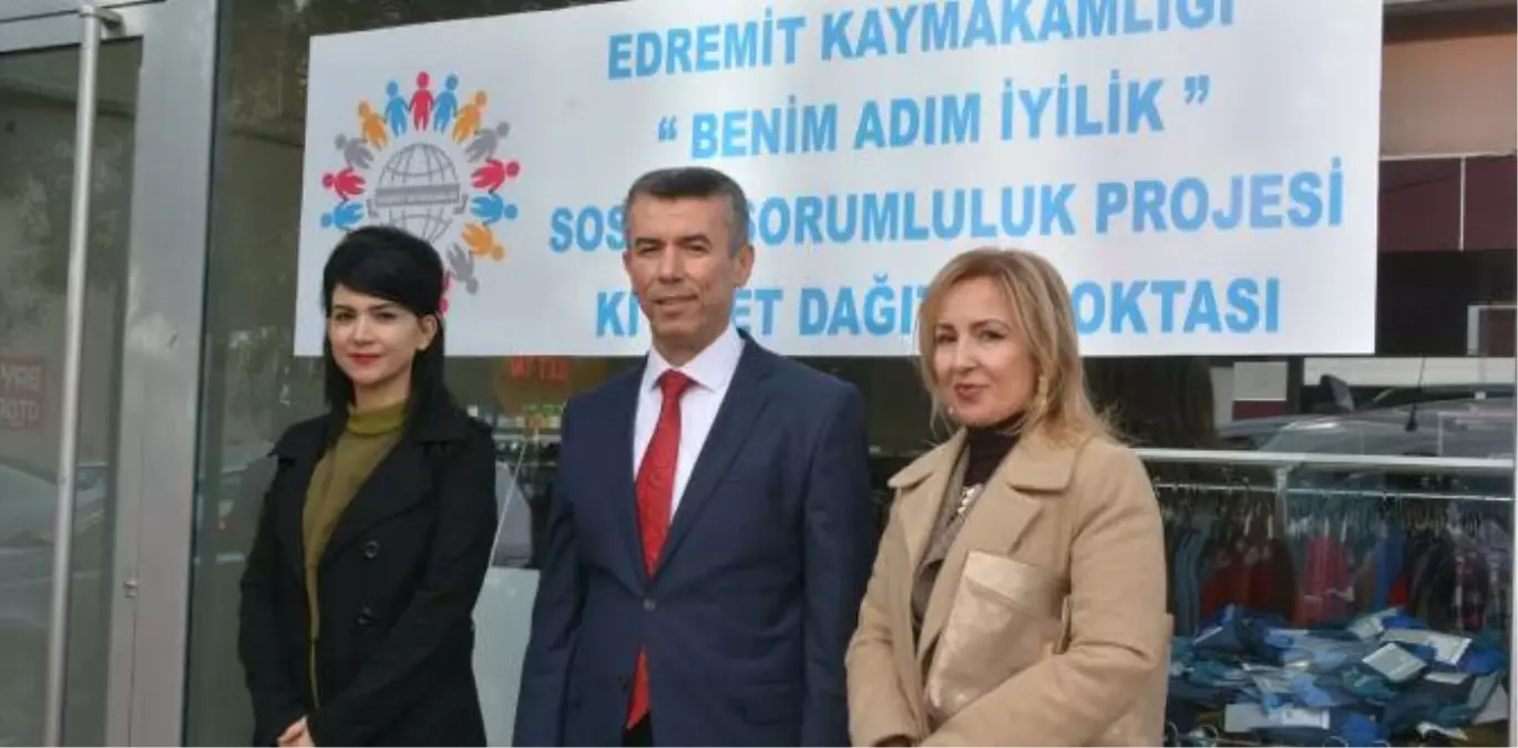 Edremit\'te "Benim Adım İyilik" Sosyal Sorumluluk Projesi Tanıtıldı