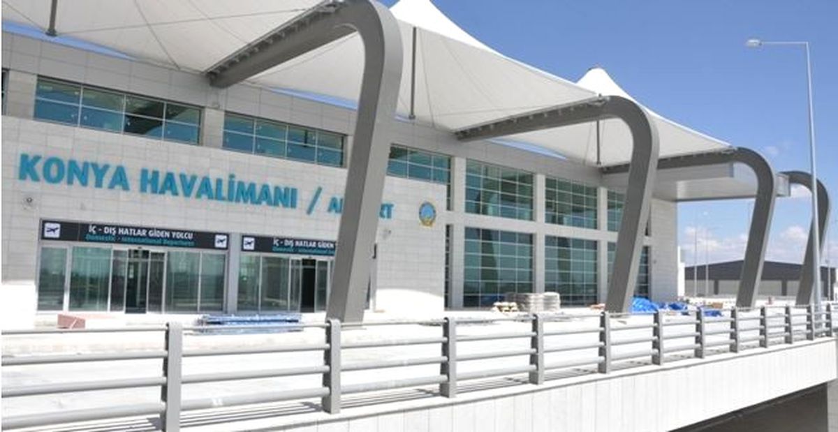 Konya Havalimanı Aralık\'ta 80 Bin 557 Yolcuya Hizmet Verdi