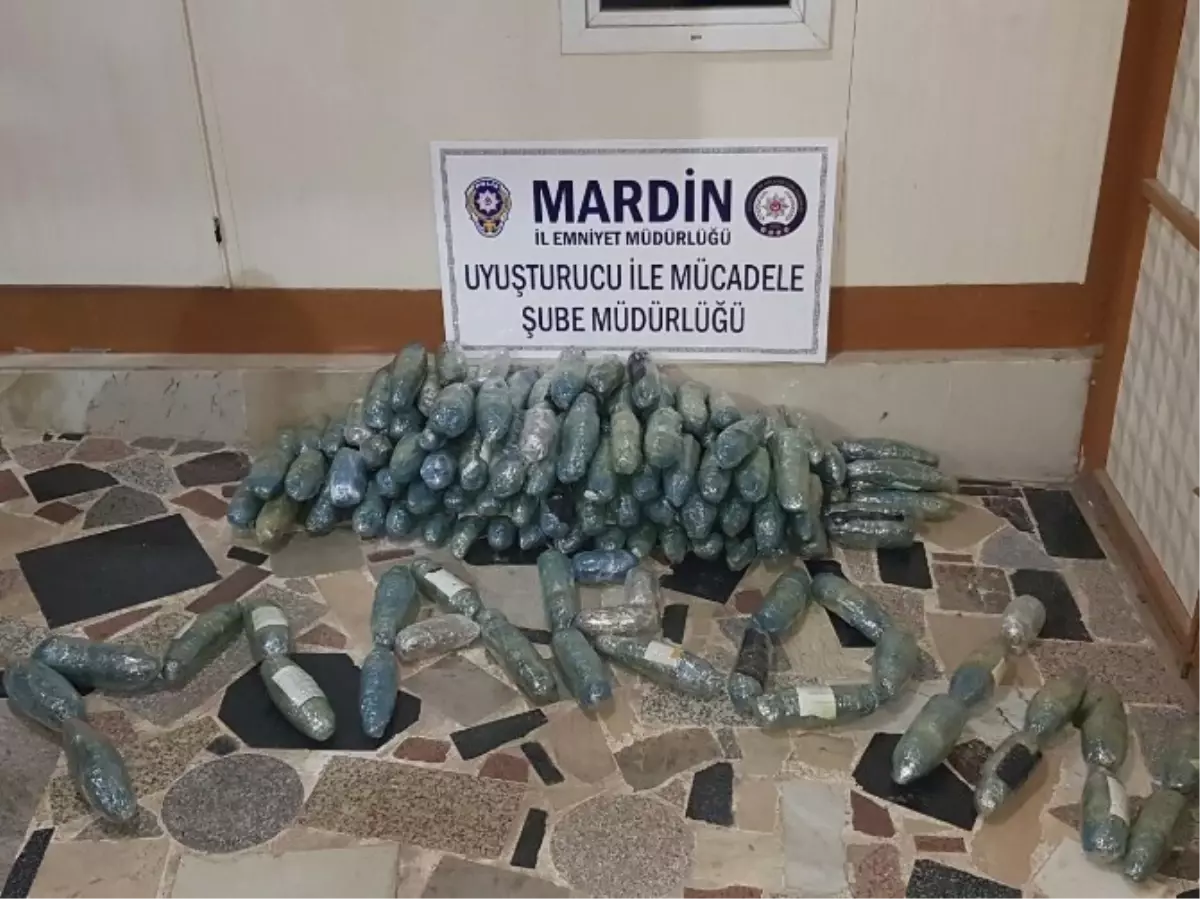 Mardin\'de 89 Kilogram Esrar Ele Geçirildi