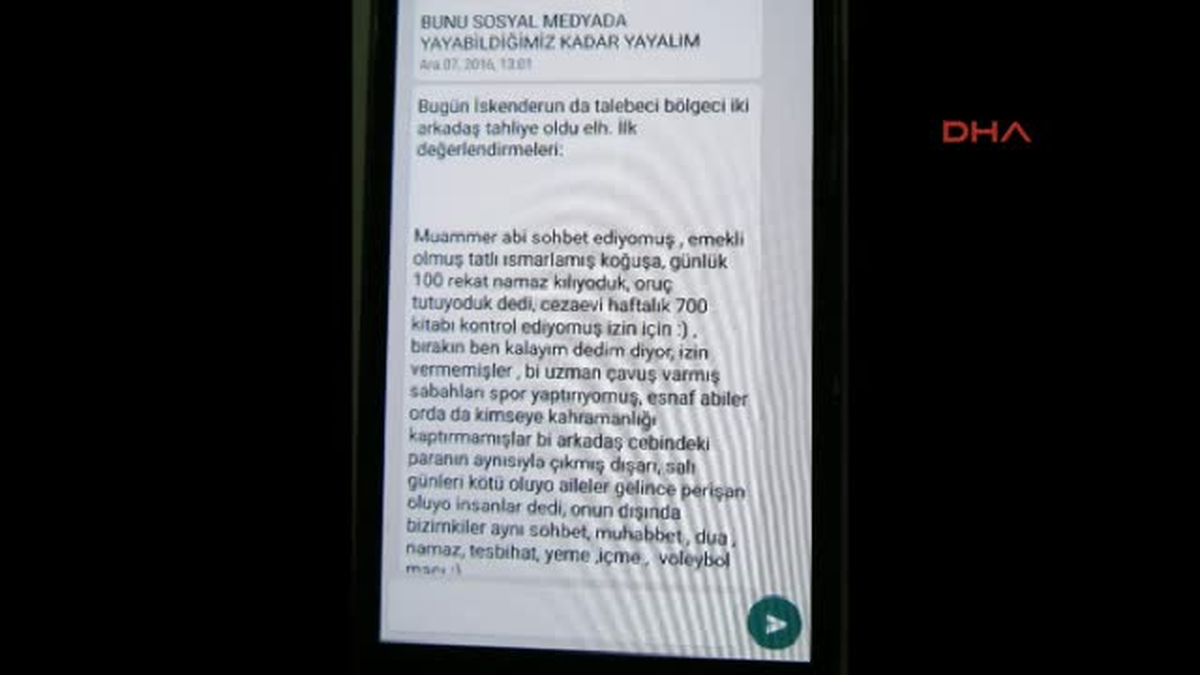Adıyaman Fetö\'den Tutuklanan Kişinin Telefonunda Ilginç Mesajlaşmalar