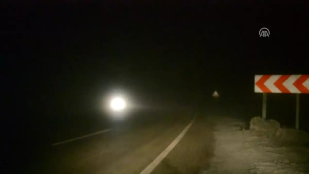 Ağrı-Iğdır Karayolunda Yoğun Sis