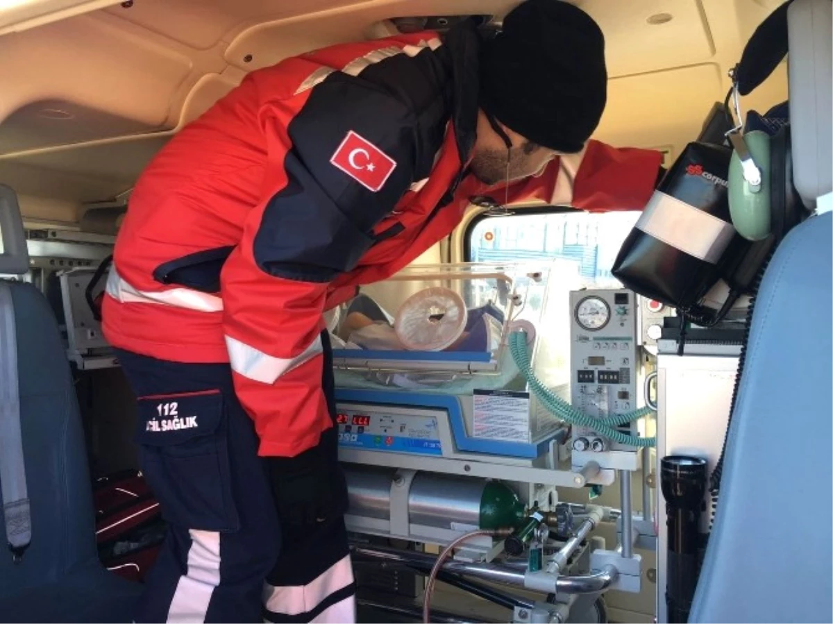 Ambulans Helikopter, Kalp Hastası 3 Günlük Bebek İçin Havalandı