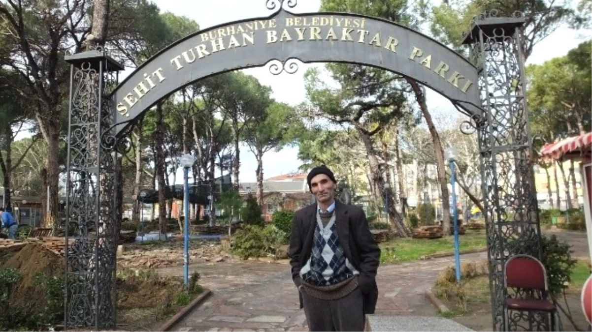 Burhaniye\'de Şehit Turhan Bayraktar Parkı Yenileniyor