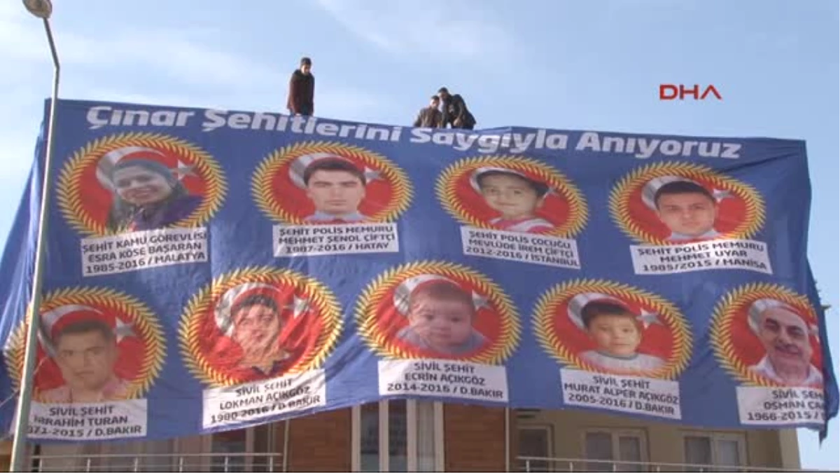 Diyarbakır - Çınar Şehitleri Teröre Lanet Okunarak Anıldı