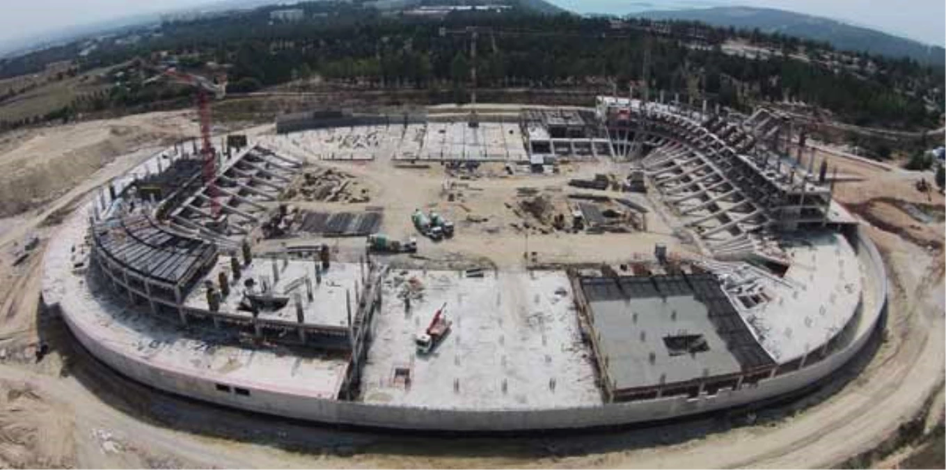Yeni Adana Stadı\'nın Yapımı Sürüyor