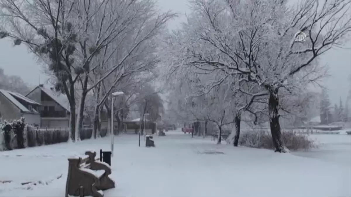 Buz Tutan Balaton Gölü Sessizliğe Büründü - Veszprem