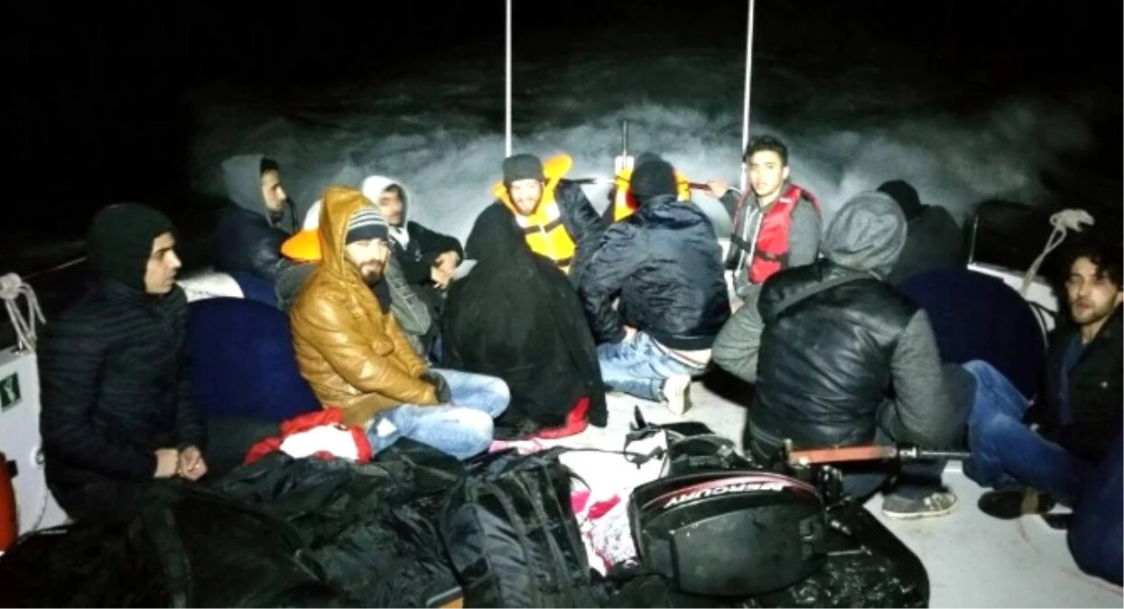 Didim\'de 16 Kaçak Göçmen Yakalandı