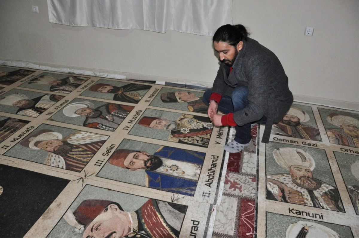 Suriyeli Sanatçı Osmanlı Padişahlarının Tablosunu Yaptı