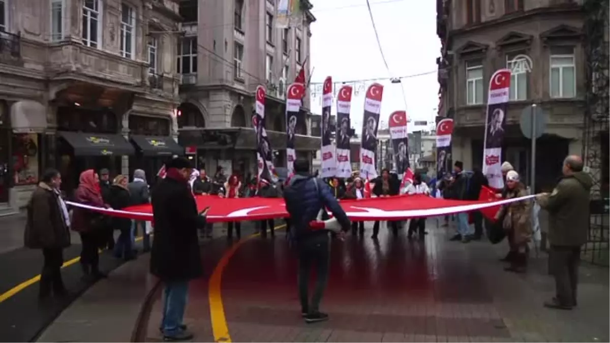 Beyoğlu\'nda Terör Protestosu