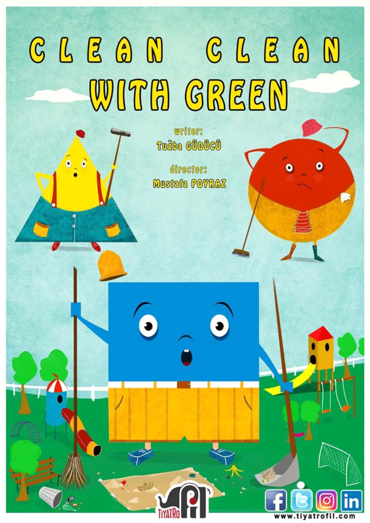 Clean Clean With Green (İnteraktif İngilizce Çocuk Tiyatrosu)