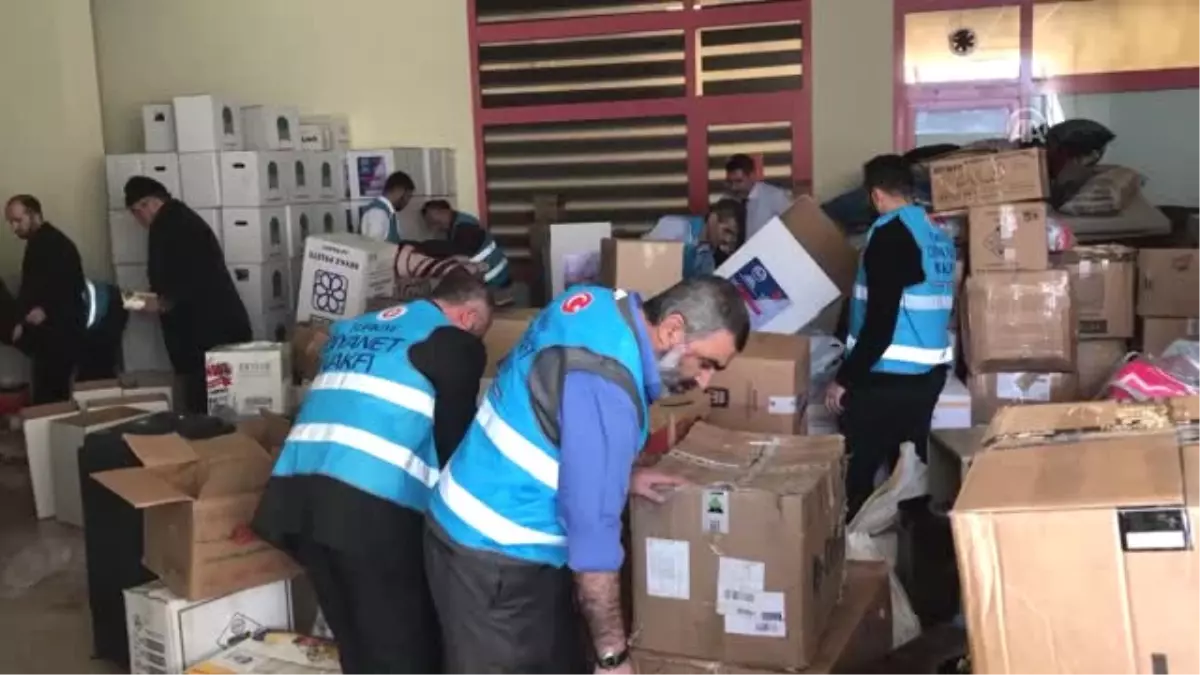 Erzincan\'da "Haleplilere Yardım Kampanyası"Na Yoğun İlgi