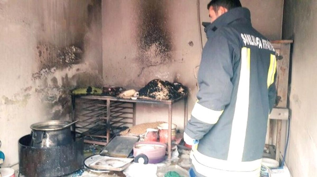 İşyerinde Çıkan Yangın Söndürüldü