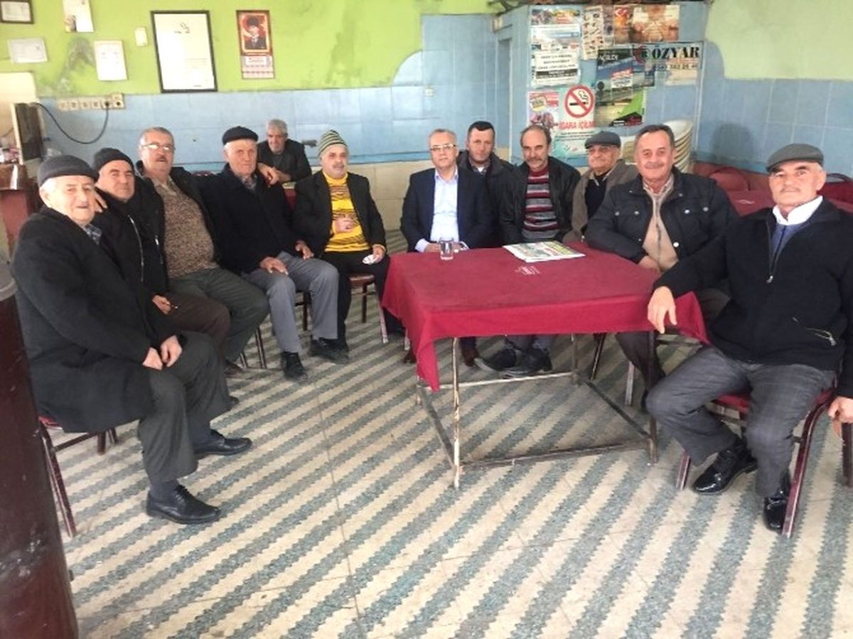 Kahvehanede Vatandaşların Sorun ve Taleplerini Dinledi
