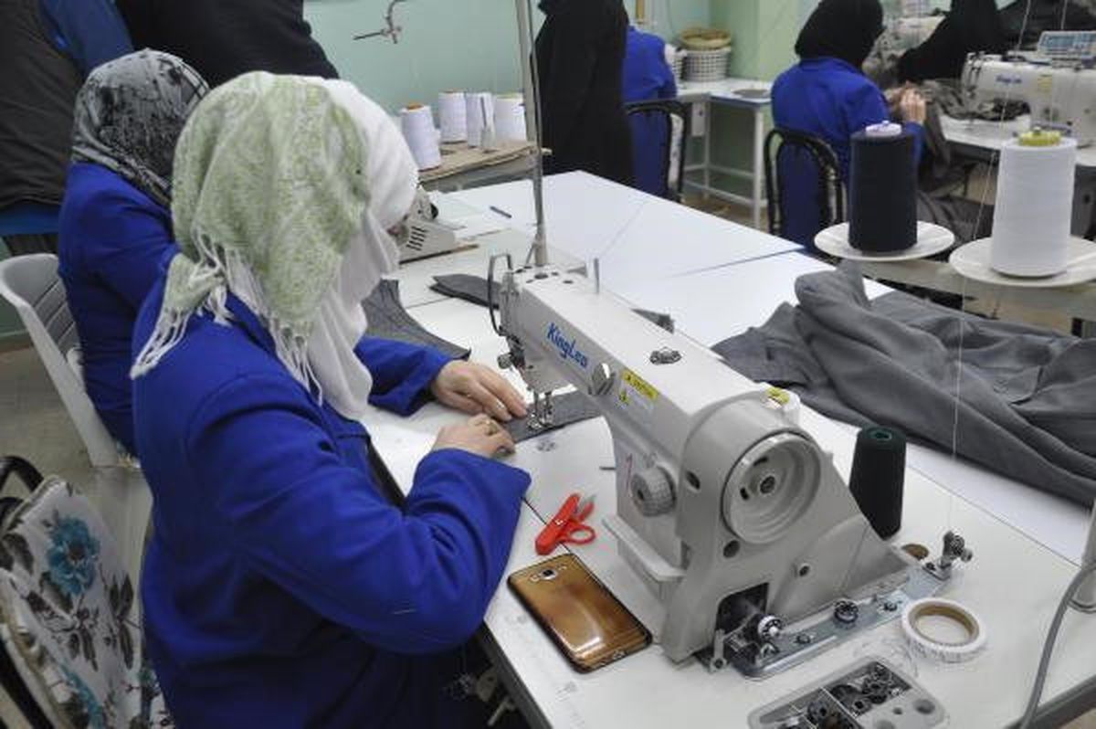 Konfeksiyon Atölyesi Açan Suriyeli, 22 Kadına İstihdam Sağladı
