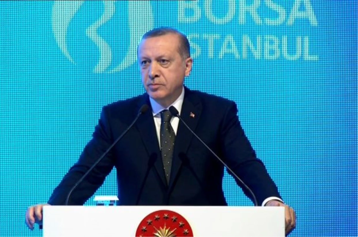(Aktüel Görüntüyle) Cumhurbaşkanı Recep Tayyip Erdoğan, Borsa İstanbul\'da Törene Katıldı