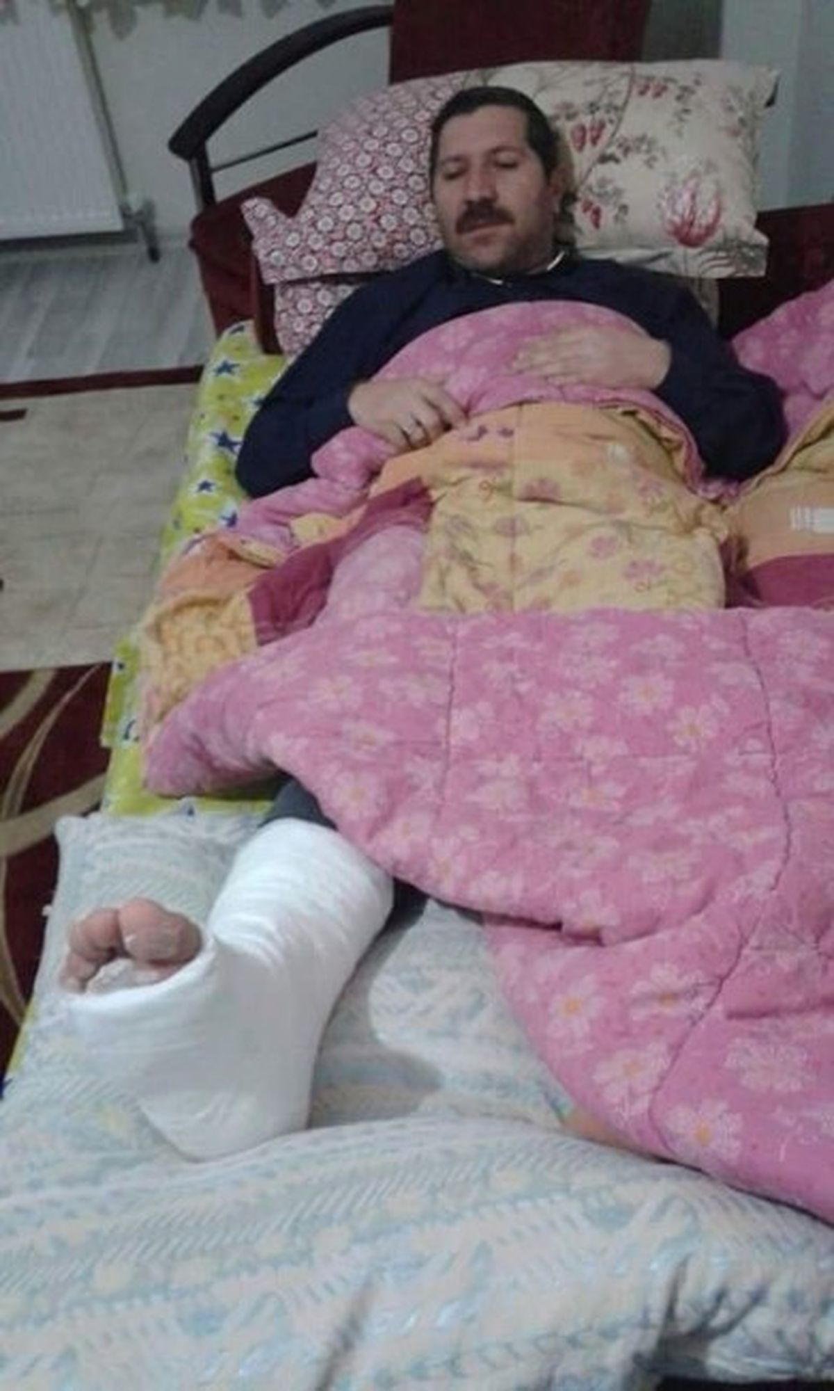 Başkan Bakırlıoğlu Karda Kayıp Düşünce Ayak Bileğinin 3 Yerinde Çatlak Oluştu