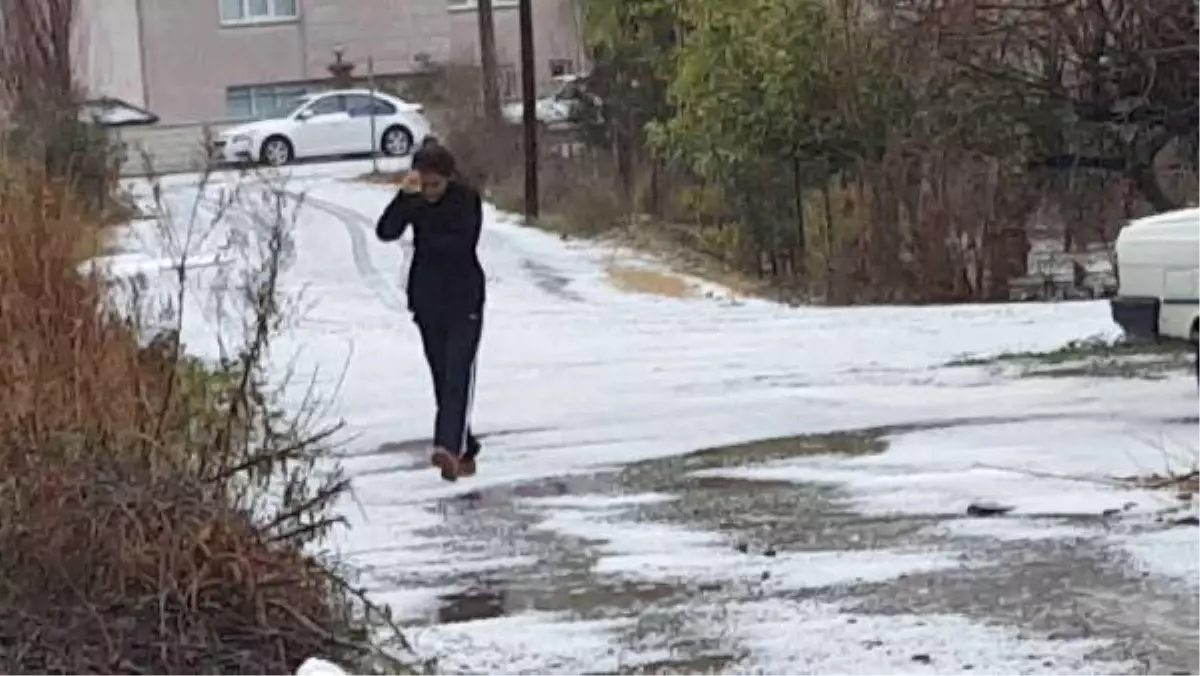 Dolu Yağışı Meyve Bahçelerinde Zarar Yol Açtı