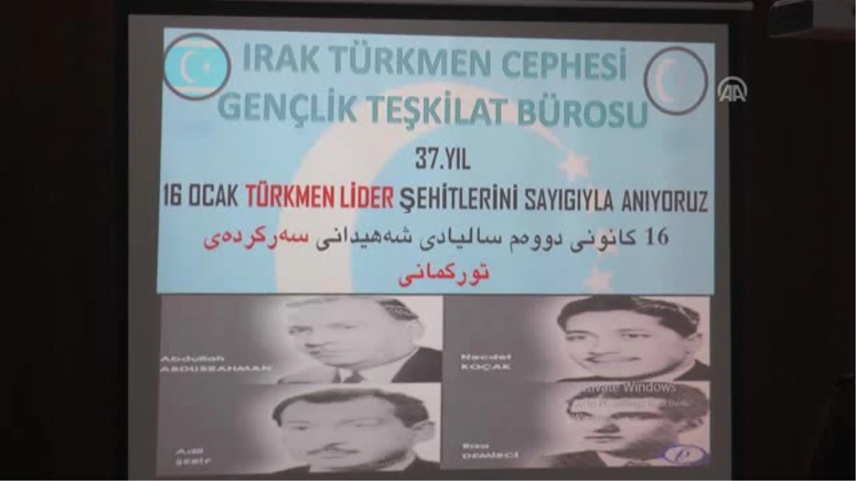 Türkmen Şehitler Anıldı