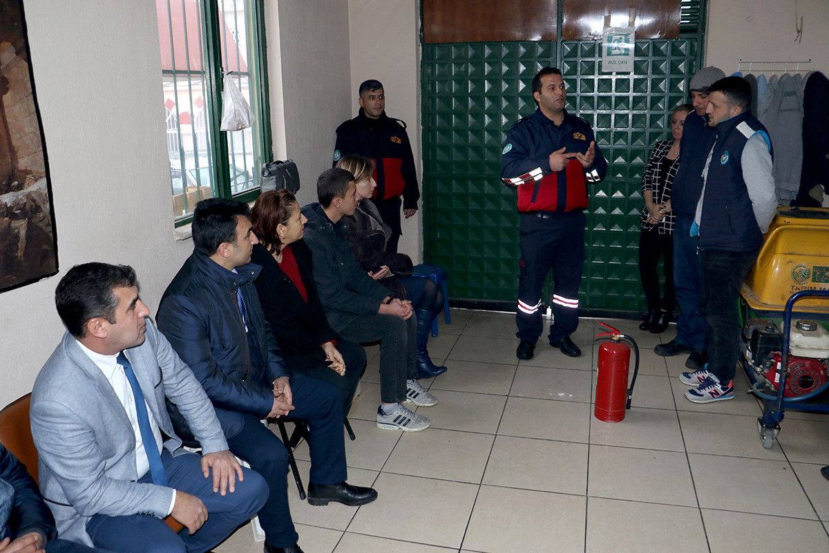 Büyükşehir Personeline Yangın Eğitimi