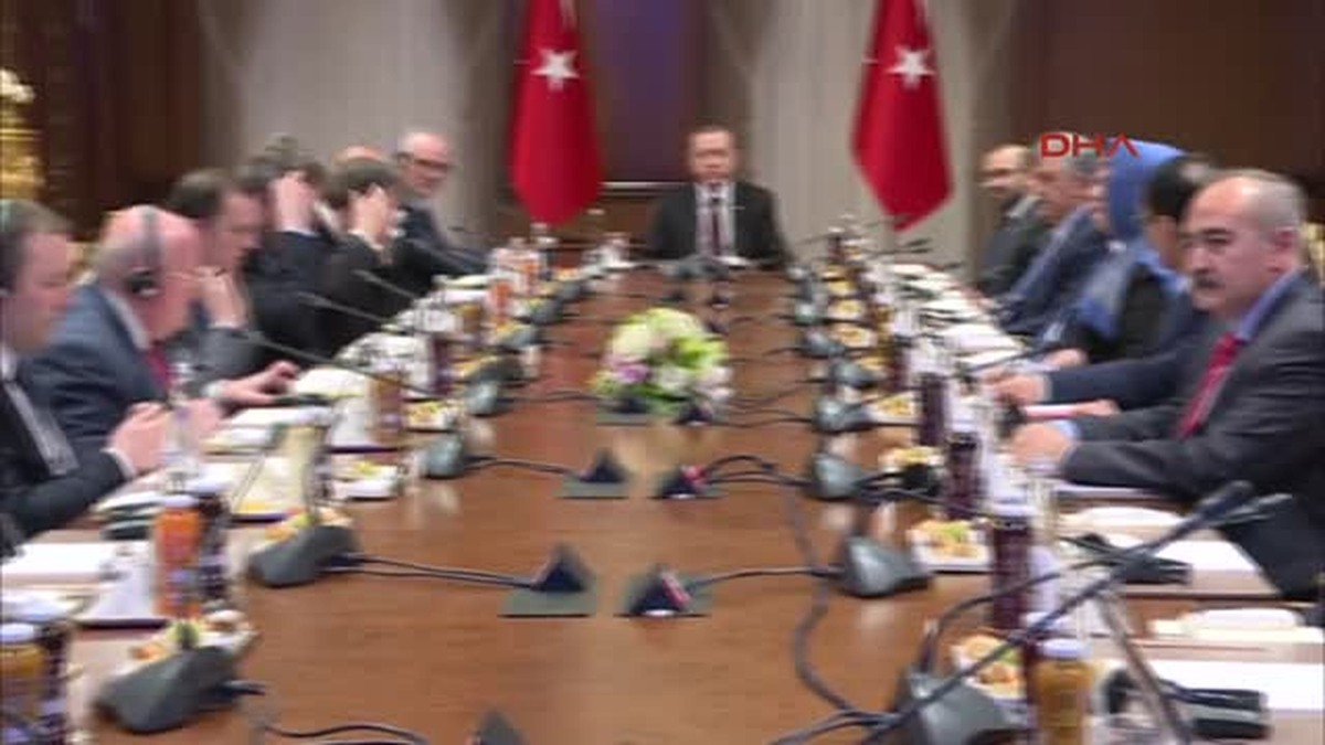 Cumhurbaşkanı, Birleşik Krallık Avam Kamarası Dış Ilişkiler Komitesi\'ni Kabul Etti