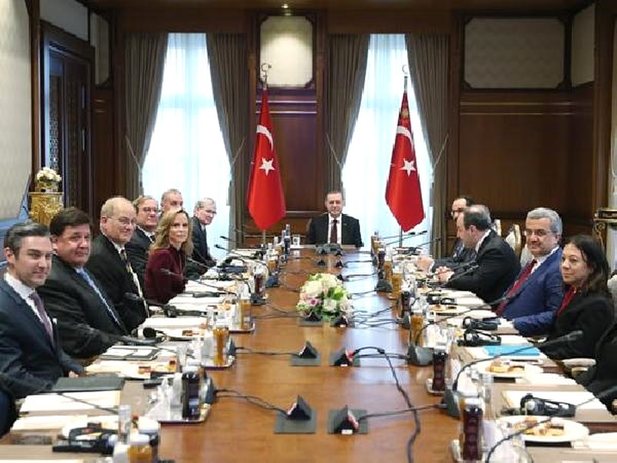 Cumhurbaşkanı Erdoğan Atlantik Konseyi\'ni Kabul Etti
